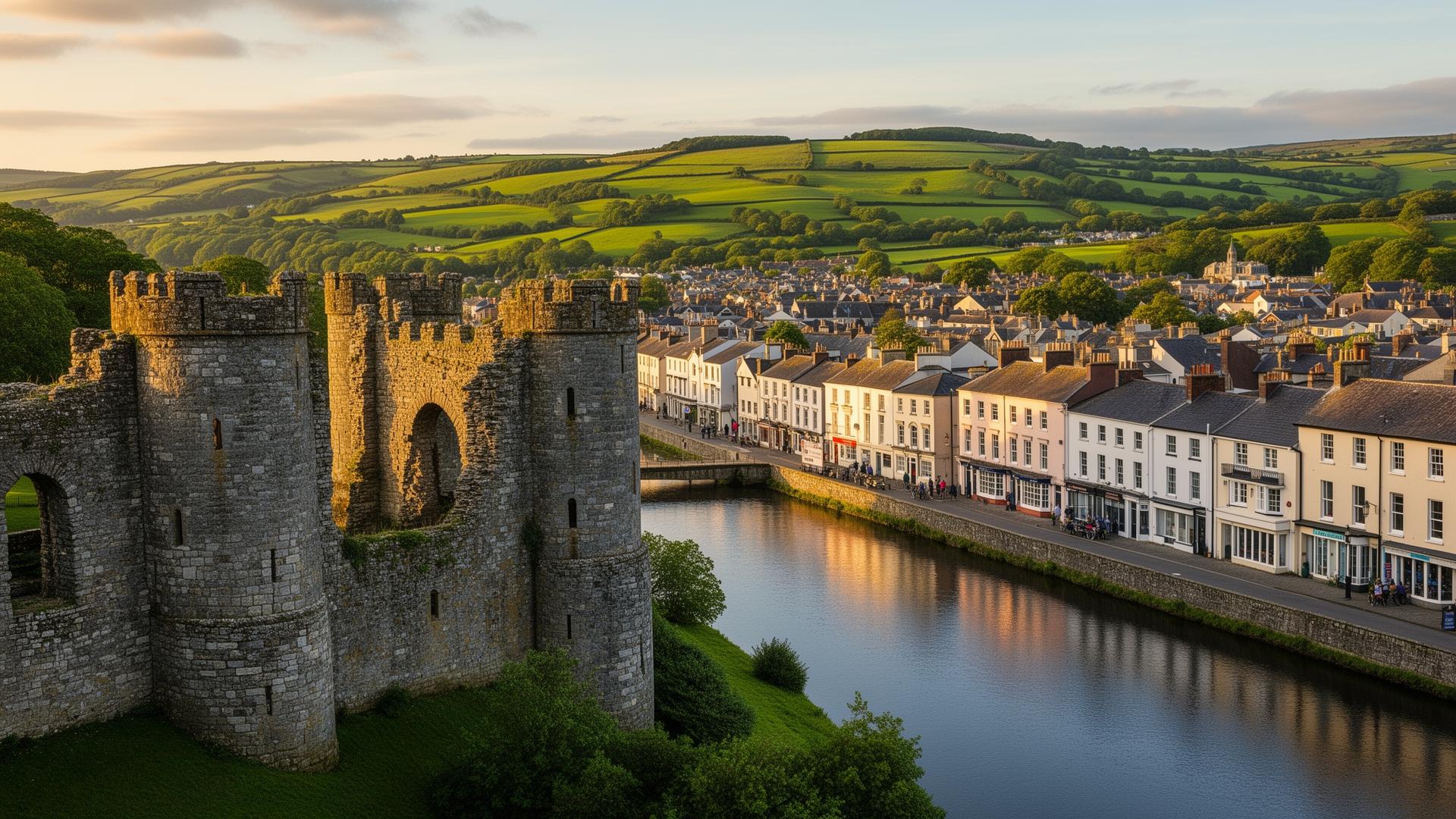 Carmarthen, South Wales, area served by KSC Carpets